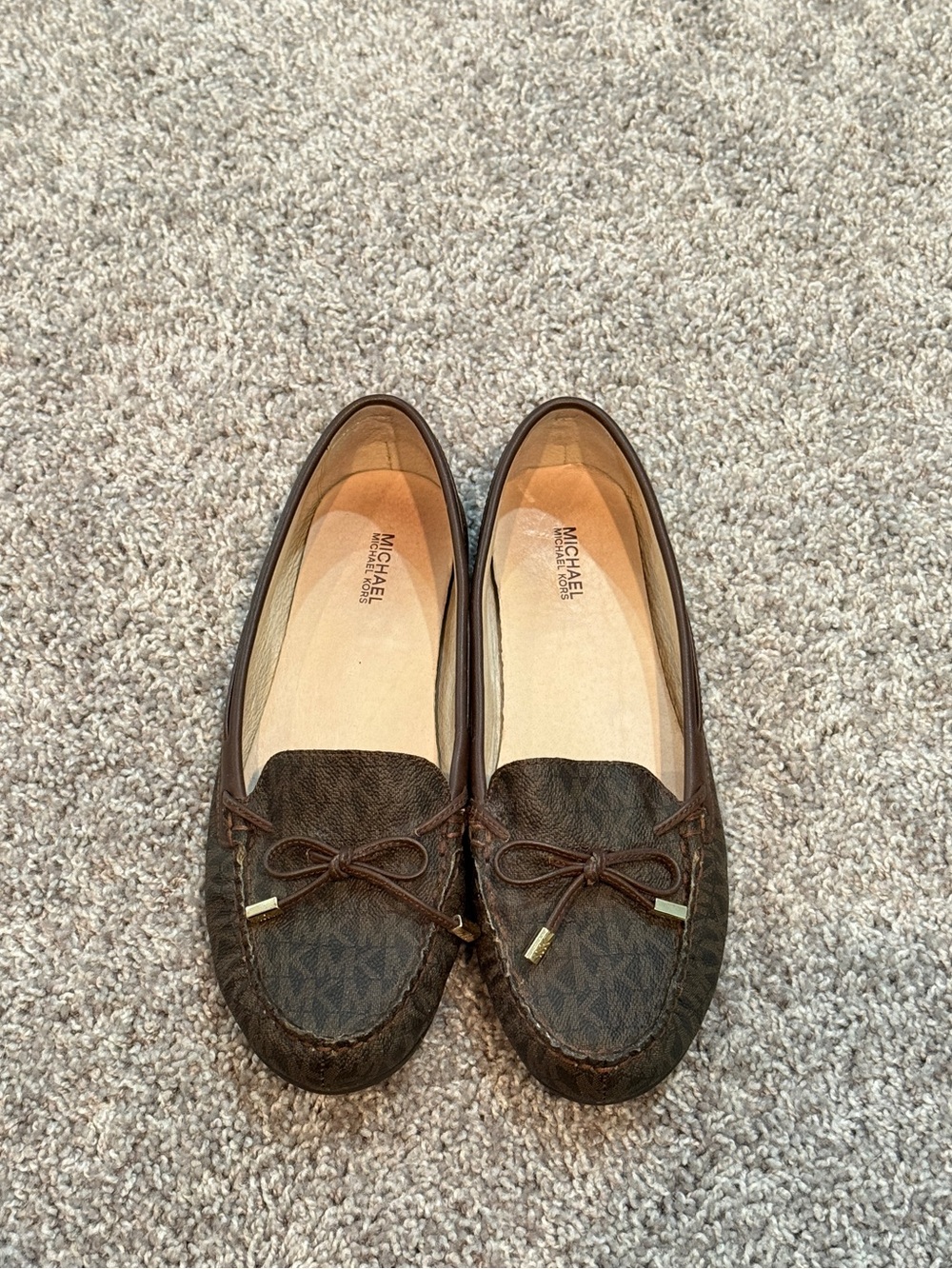 Michael Kors Hamilton Moc Brown 9.5 - Picture 3 of 6